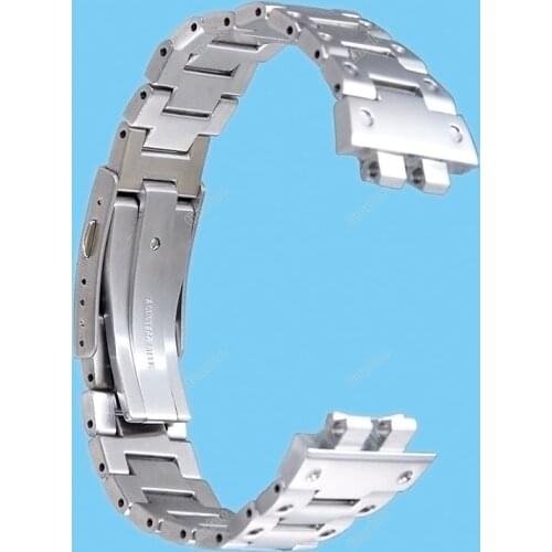 Stainless steel watchband for GMW-B5000 watch band Solid steel strap silver color