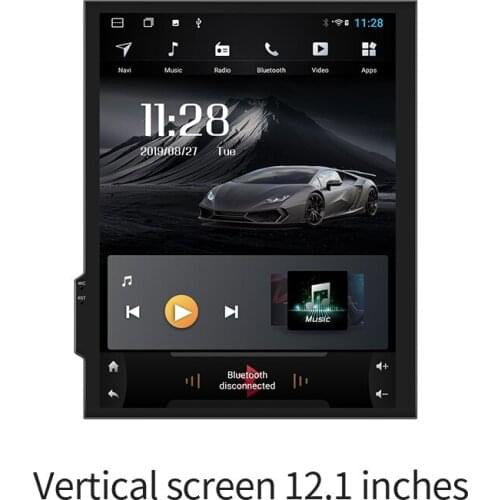 12.1 inches Vertical screen Android IPS Screen navigation multimedia Bluetooth of GPS radio player