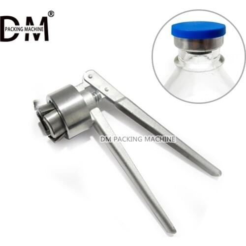 24MM Manual vocational Vial Crimper Stainless Steel Flip Off Caps Hand Sealing Machine