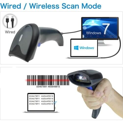 2D/QR Barcode Scanner PDF417 AND CCD Barcode Reader ( Wired) for Mobile Screen Payment