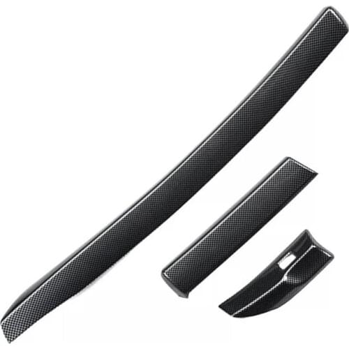 3Pcs Carbon Fiber Car Center Console Trim Cover Dashboard Cover for Honda Accord 8Th