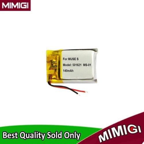 130mAh MS-01 MS01 501621 AHB501621 051621 Battery For Interaxon Muse S Headband Accumulator Batterie AKKU
