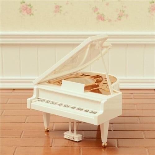 BJD doll accessories suitable for 1-6 size plastic piano photo props doll accessories