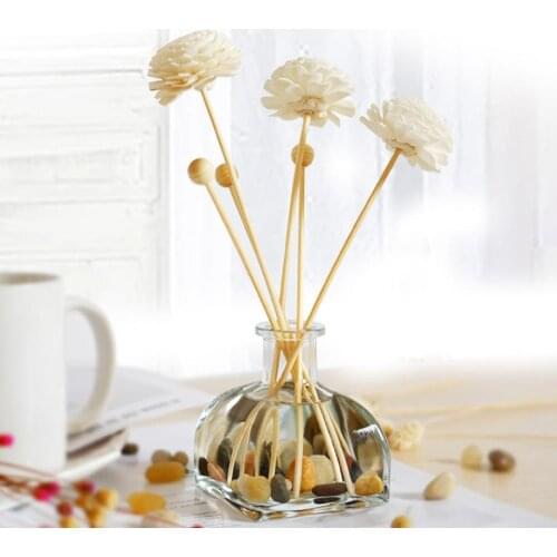 Aroma Reed Rattan Essential Oil Diffuser Set with Bottle Office Home Fragrance Exquisite Relieve Stress Lightweight Dry Flower