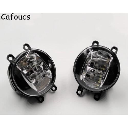 Cafoucs Car Front Bumper Fog Lights with LED Bulbs For Toyota Camry Corolla Yaris RAV4 For Lexus LX 570 RX350 IS250