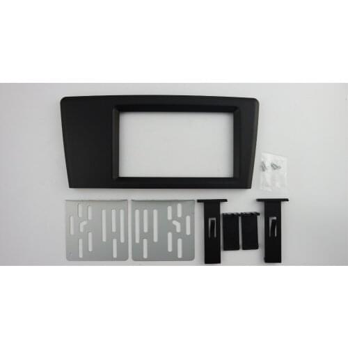 Double Din Car Facia for 2000-2004 Volvo V70 XC70 S60 Radio DVD Stereo CD Panel Dash Kit Trim Fascia Face Plate Bezel Console