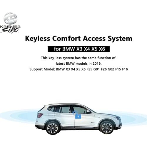 Free Shipping aftermarket Keyless Comfort Access for B M W X3 X4 X5 X6 F25 G01 F26 G02 F15 F16