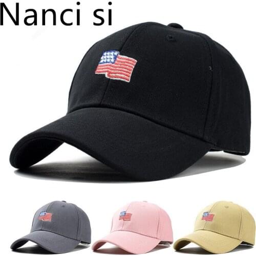 Nanci si USA Flag Baseball Cap Embroidery Cotton Snapback Caps Casquette Hats Fitted Casual Gorras Dad Hats For Men Women