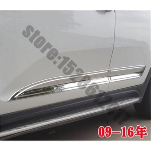 For KIA Sportager 2009-2020 body side moldings side door decoration Car Styling