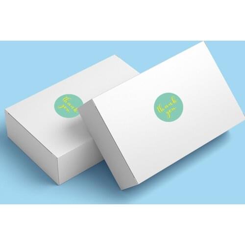 Bronzing Thank You Stickers Roll 500-Count Stickers Round Colorful for Wedding Birthday Party Favor Holiday Celebration TS2