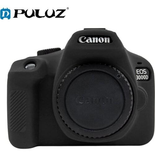 PULUZ Cover Case for Canon EOS 3000D / 4000D Soft Silicone Rubber Camera Protective Body Cover Case Skin Camouflage Camera Bag