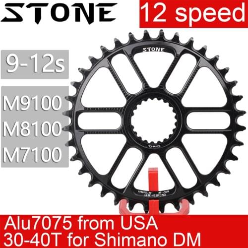 Stone Chainring For 12S Shimano M9100 M8100 M7100 Round 30T 32 34 36 38T 12 speed Direct Mount Chainwheel MT 900 9100 8100 7100