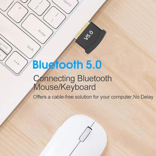 Kebidu Wireless USB Bluetooth 5.0 Adapter Mini Dongle Music Sound Bluetooth Transmitter Receiver Adapter For PC Computer