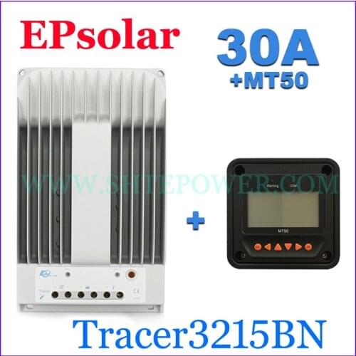 EPEVER 30A mppt charge controller for solar panel 12v 24v auto work with computer connection Tracer3215BN