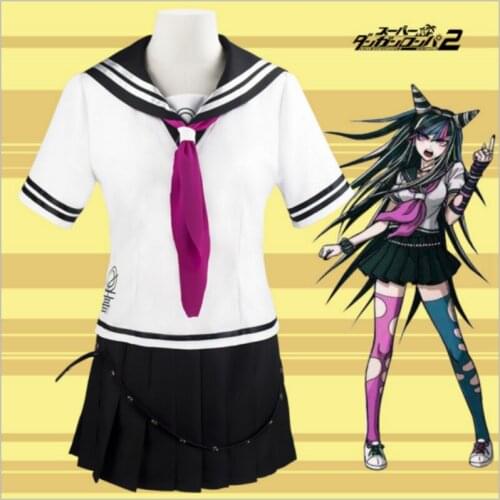 Ibuki Mioda Cosplay Anime Danganronpa Cosplay Costume Uniform Sailor Suit Outfit Women Party Halloween Costume