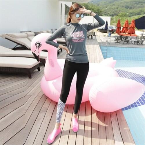 Long Sleeve Split Three Piece Muslim Swimwear Islamic Swimming Suit For Women Full Body Swimsuit Modest Clothing Burkinis Y1288