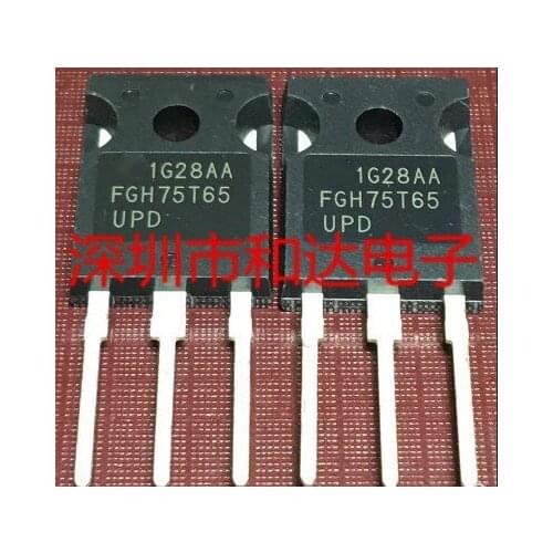 The original 10PCS FGH75T65UPD TO-247
