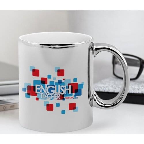 Personalized English Teacher Chrome Mug Cup-3