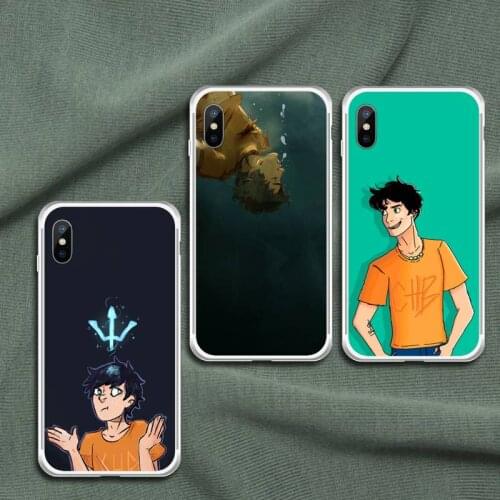Anime Movie percy jackson Phone Case Transparent for iPhone 6 7 8 11 12 s mini pro X XS XR MAX Plus