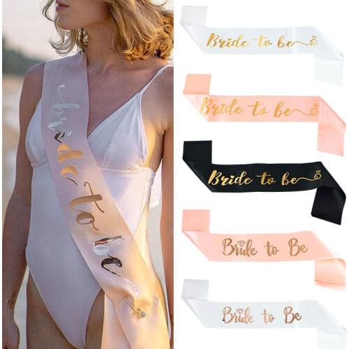 Wedding Decorations Sash Satin Team Bride To Be Bridal Shower Sash For Bridesmaid Bachelorette Party Girl Hen Partys Decoration