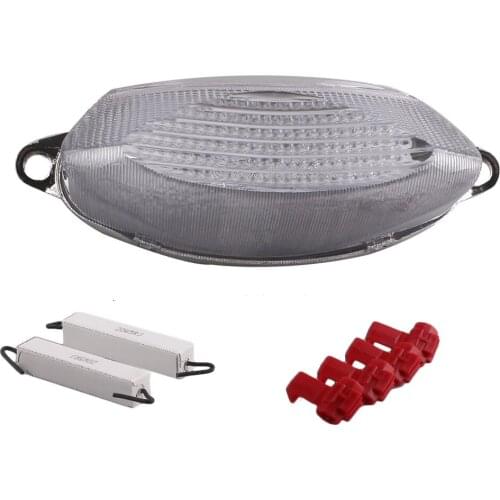 E-Mark Motorcycle Rear Turn Signal Light Brake Taillight Lamp For HONDA VTR1000 1997 1998 1999 2000 2001 2002 2003 2004 2005