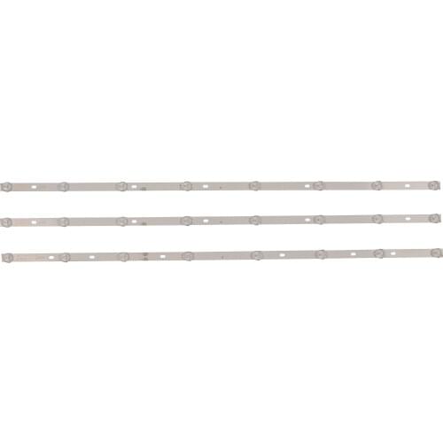 LED Backlight strip 8 lamp for JS-D-JP395DM-A81EC B82EC (80105) E395DM1000 MCPCB D40-M30 40BF400 6V/LED