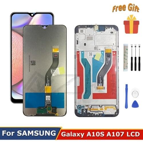 6.2" For SAMSUNG Galaxy A10s LCD A107/DS A107F A107FD A107M Tele Display Touch Screen Digitizer Assembly With Repair Parts