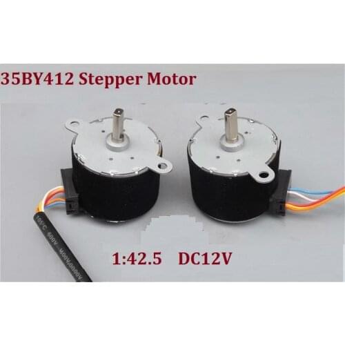 1Pair MP35HA32 DC12V 4-Phase 5-Wire Stepper Motor 150mN.m 7.5 Degree Gear Ratio 1:42.5