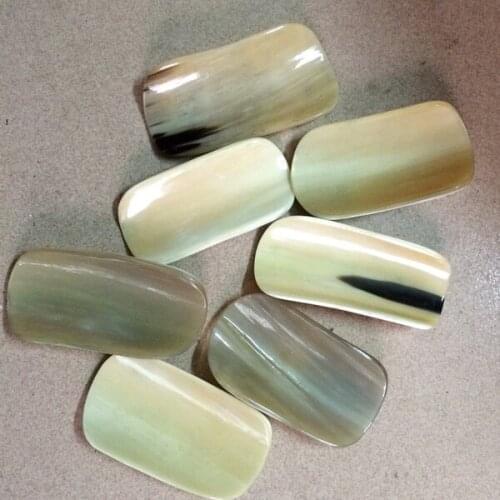 10pcs Natural curved horns scraping board dredges massage meridian skinny legs slimming facial shape a variety of scraping plate