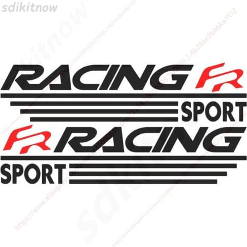 2PCS Car Spain FR Racing Sports Sticker Rearview Mirror Decal Styling Accessories For Seat Leon Cupra Ibiza Altea Exeo