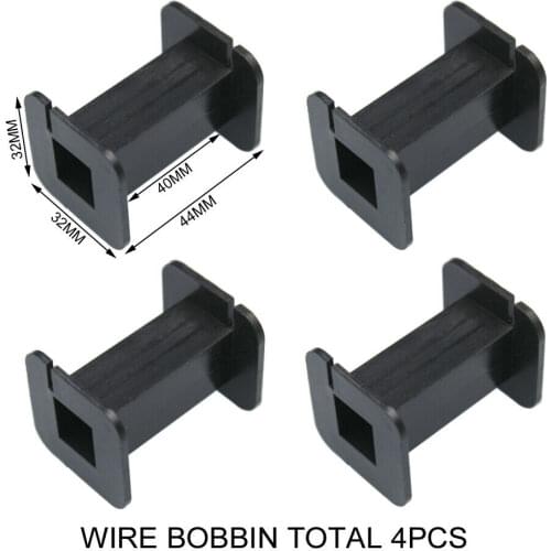 4PCS WIRE BOBBIN COIL 32*32*44mm ABS Plastic SHELF SKELETON for Fequency Divider Speaker Crossover Transformer Inductor AMP DIY