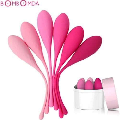 6pcs/set Smart Kegel Ball Vibrator Vagina Tighten Exercise Ball Kegel Ben Wa Ball Machine Ball Sex Products for Women Sex Shop