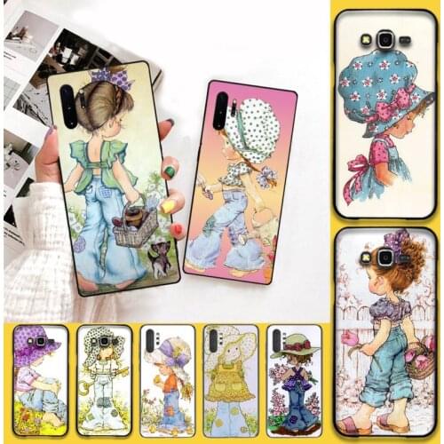 Cartoon girl Sarah Kay Phone Case For Samsung Galaxy Note20 ultra 7 8 9 10 Plus lite M51 M21 M30S