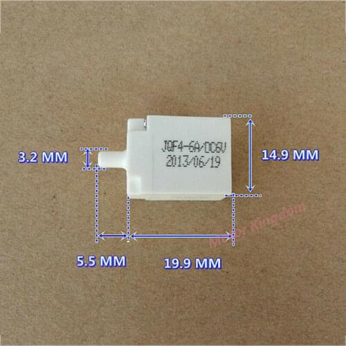 DC 6V JQF4-6A 15mm*20mm Small Mini Electric Linear Solenoid Valve N/O Normally Open Blood Pressure Monitor Exhaust Air valve