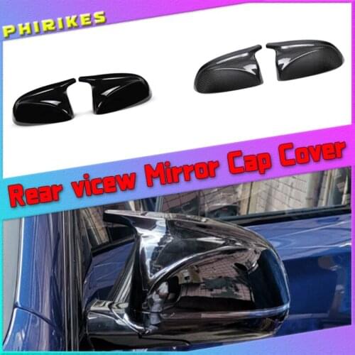 For BMW X3 G01 X4 G02 X5 G05 X6 G06 X7 G07 2018 2019 2020 M style black rearview mirror cover X3M Look rearview mirror cover