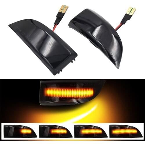 For Renault Megane MK3 Laguna III X91 Scenic Fluence Latitude Safrane LED Dynamic Turn Signal Mirror Sequential Indicator Light