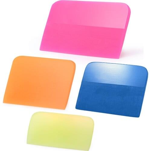 EHDIS Carbon Fiber Vinyl Wrap Soft Rubber Scraper For Glass Window Tint Decal Sticker Auto Tool Car Wash Cleaning Water Squeegee