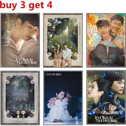 Its Okay to Not Be Okay poster Popular Korean TV series in 2020 Home Decoration Stickers Posters