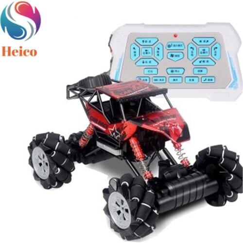 Mcnamm Wheel 4WD Drive Buggy Climbing Car High Speed Truck Off-road Vehicle Toys for Children Gift Remote Control Drift Toy