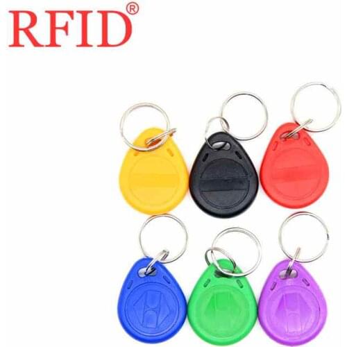 ID 125khz EM4305 EM4205 Rewritable Replicable Writable Keyfobs RFID Keychain Access Control Card Many Color Select Fast Shipping