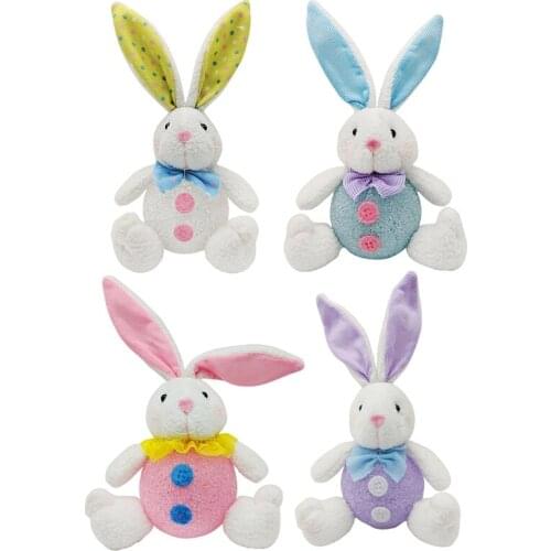 Easter Rabbit Doll Night Light Easter Egg Toys Easter Home Garden Decorations