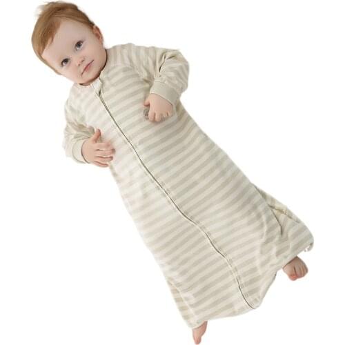 Natural Plant Dyeing Soft Baby Sleeping Bag New Kids Sleepsack Pajamas Saco Bebe Boys Girls Spring Autumn Anti-kick Stroller
