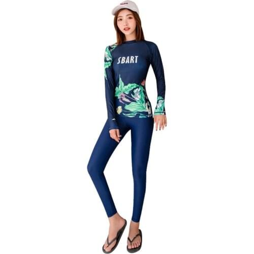 2020 New Rash Guards Women Long Sleeve Shirt Women Swimwear Surfing Bathing Suits Rash guard Surfing Shirt Top