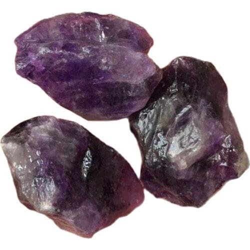 New arrivals healing raw stone natural purple amethyst rough stones for home decoration