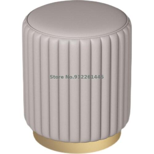 Light Luxury Dressing Stool Entrance Shoe Changing Stool Living Room Fabric Small Stool Sofa Stool Coffee Table Low Stool