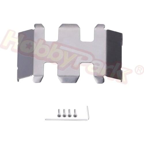 Hobbypark Stainless Steel Skid Plate Guard for Axial SCX24 1/24 RC Crawler Car