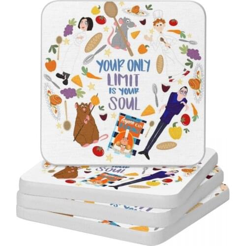 Your Only Limit Is Your Soul Diatomite Square Round Coaster Non Slip Cup Bonsai Mat Soap Toothbrush Pad Diameter 10cm