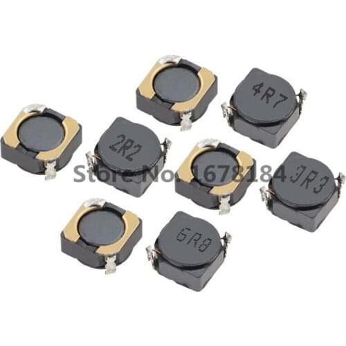 100PCS Shielded Inductor SMD Power Inductor CDRH5D28 1uH 2.2uH 4.7uH 10uH 22uH 47uH 68uH 100uH 220uH 470UH 6*6*3