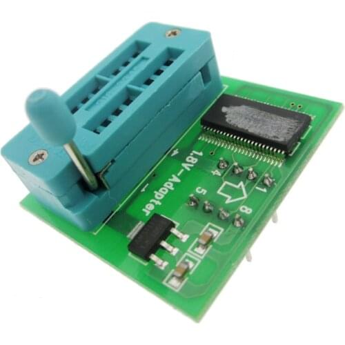5pcs 1.8V adapter for motherboard 1.8V SPI Flash SOP8 DIP8 W25 MX25 use on programmers TL866CS TL866A EZP2010 EZP2013 CH341