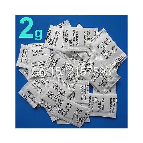 50packs 100 Packs Dry pack 2 Gram 2g Silica Gel Packets Desiccants desiccant Drypack